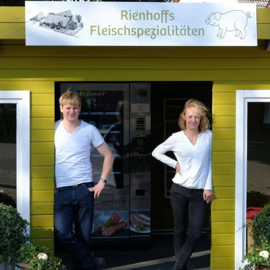 Rienhoffs Fleischspezialitätent Hans-Christian und Josefin Rienhoff vom Hof Rienhoff